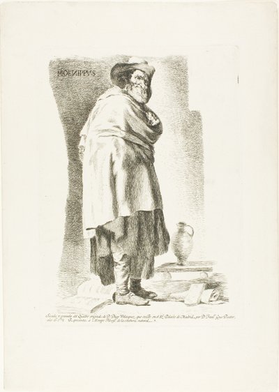 Menippu af Francisco Jose de Goya y Lucientes