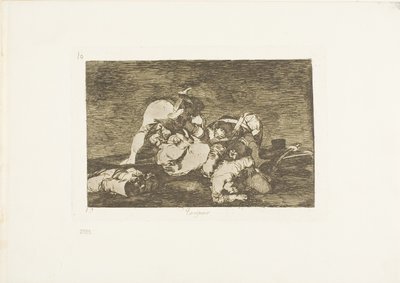 Heller ikke disse, plade ti fra The Disasters of War af Francisco Jose de Goya y Lucientes