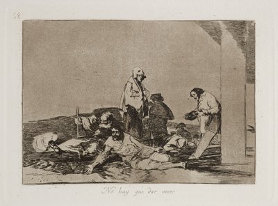 No hay que dar voces (det nytter ikke at græde) af Francisco Jose de Goya y Lucientes