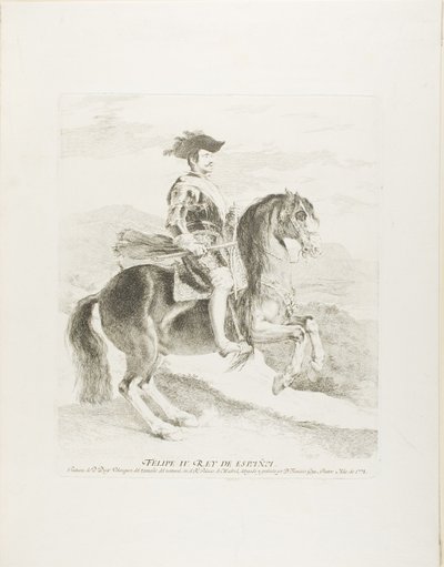 Philip V af Francisco Jose de Goya y Lucientes