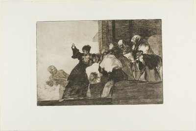Stakkels Folly, tallerken elleve fra Los Proverbios af Francisco Jose de Goya y Lucientes