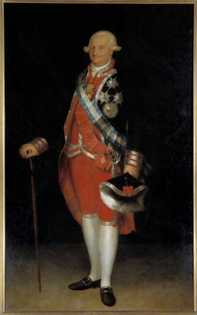 Portræt af Karl IV, konge af Spanien (olie på lærred) af Francisco de Goya