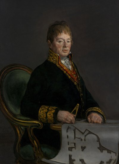 Portræt af Don Juan Antonio Cuervo, 1819 af Francisco de Goya