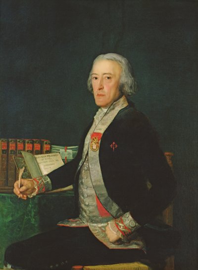 Portræt af Felix Colon de Larriategui af Francisco Jose de Goya y Lucientes