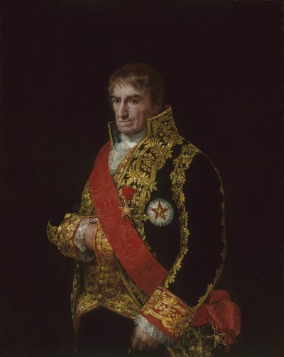 Portræt af general José Manuel Romero, ca. 1810 af Francisco de Goya