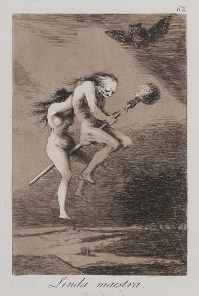 Smukke lærer! (Linda maestra!) af Francisco de Goya