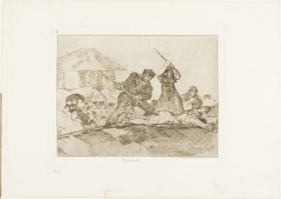 Rabble, plade 28 fra The Disasters of War af Francisco Jose de Goya y Lucientes