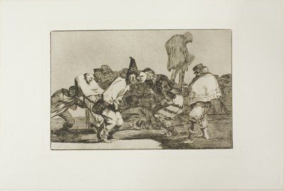 Glæd dig, Carnival, for Tomorrow You will Be Ashes, tallerken 14 fra Los Proverbios af Francisco Jose de Goya y Lucientes
