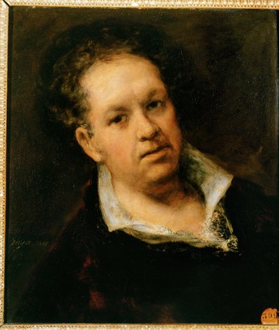 Selvportræt ... (maleri på lærred) af Francisco Jose de Goya y Lucientes
