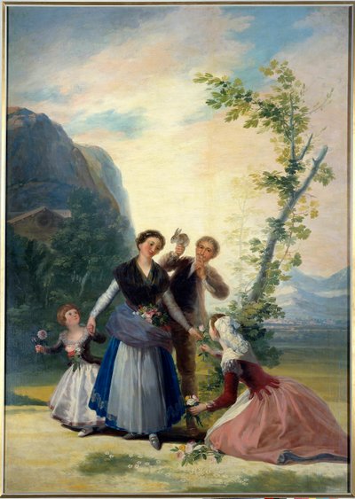 Forårsmaleri af Francisco de Goya (1746-1828) 1800-tallet. Svag. 2,77 X 1,92 m. Madrid. Prado Museum af Francisco de Goya
