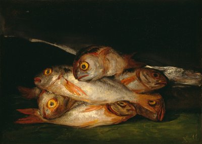 Stilleben med guldbrasen af Francisco de Goya