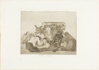 Strange Devotion!, plade 66 fra The Disasters of War af Francisco Jose de Goya y Lucientes