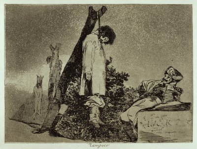 Heller ikke (Krigens rædsler 36) af Francisco Jose de Goya y Lucientes