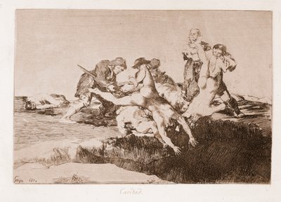 The Disasters of War: Charity (Gravering efter tegning af Francisco de Goya