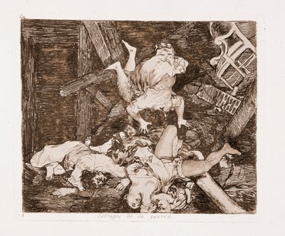 The Disasters of War: War damages (Gravering efter den forberedende tegning af Francisco de Goya