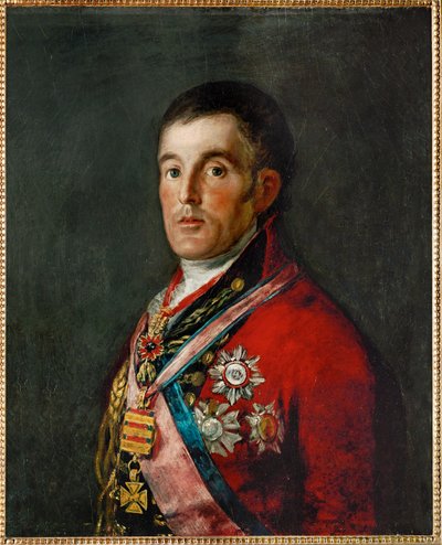 Hertugen af Wellington, malet 1814 (olie på lærred) af Francisco Jose de Goya y Lucientes