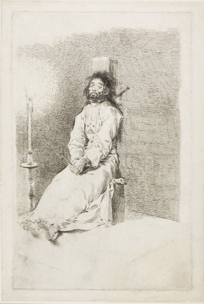 Den gale mand af Francisco Jose de Goya y Lucientes