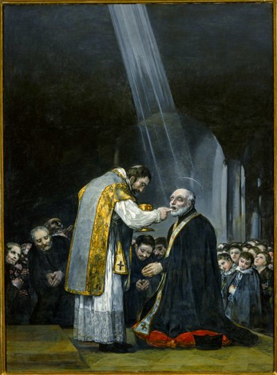Den sidste nadver af Sankt Joseph af Calasanz ... (maleri på lærred) af Francisco Jose de Goya y Lucientes
