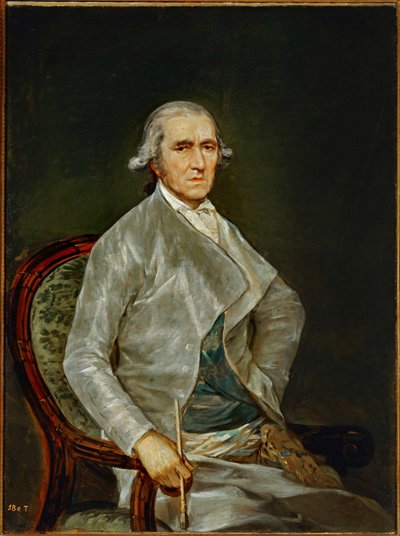Maleren Francisco Bayeu ... (maleri på lærred) af Francisco Jose de Goya y Lucientes