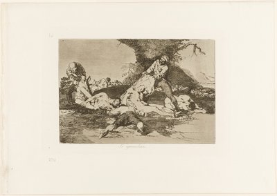 De gør brug af dem, plade 16 fra The Disasters of War af Francisco Jose de Goya y Lucientes
