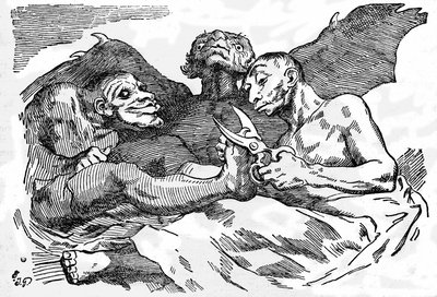 De laver deres toilet, ca. 1820 (kobberstik) af Francisco Jose de Goya y Lucientes