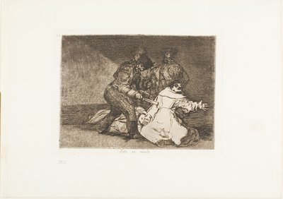 This is Bad, plade 46 fra The Disasters of War af Francisco Jose de Goya y Lucientes