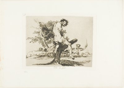 Dette er værre, plade 37 fra The Disasters of War af Francisco Jose de Goya y Lucientes