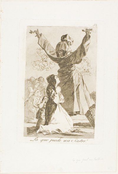 What a Tailor Can Do!, tallerken 52 fra Los Caprichos af Francisco Jose de Goya y Lucientes