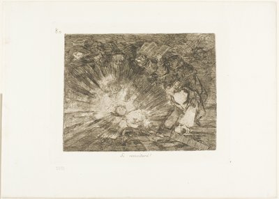 Will She Rise Again?, plade 80 fra The Disasters of War af Francisco Jose de Goya y Lucientes