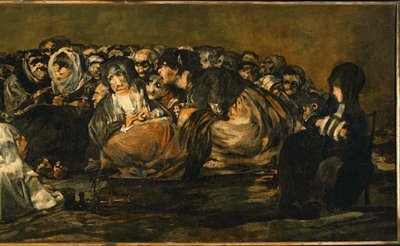 Heksenes sabbat ... (maleri på lærred) af Francisco Jose de Goya y Lucientes