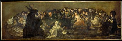 Heksenes sabbat (maleri på lærred) af Francisco Jose de Goya y Lucientes
