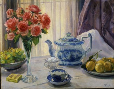 BAGGRUNDSLYS - XX ÅRHUNDREDE - 48X73 CM af Francisco Llorens Diaz