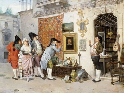 Antikvaren; Antikvariet, 1872 af Francisco Peralta del Campo
