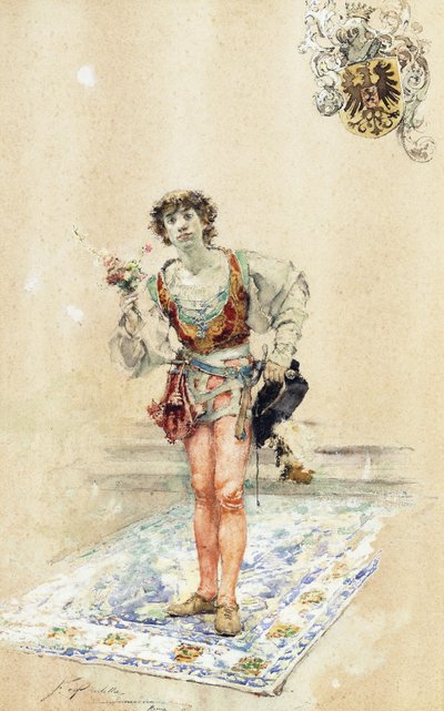 Bejleren, af Francisco Pradilla y Ortiz