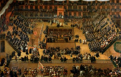 Auto de Fe på Plaza Mayor, Madrid, 1683 af Francisco Rizi