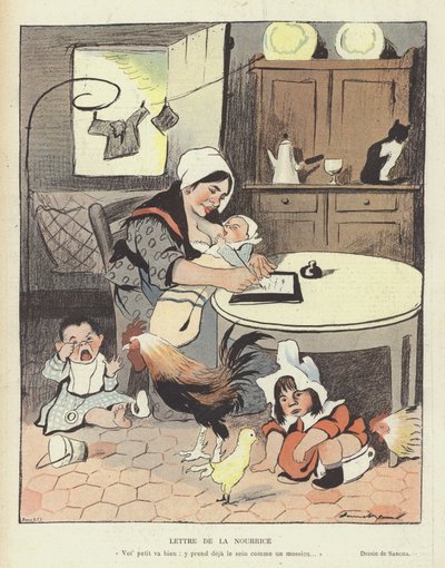Illustration til Le Rire af Francisco Sancha y Lengo