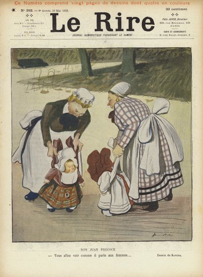 Illustration til Le Rire af Francisco Sancha y Lengo