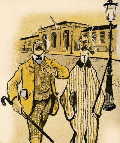 To englændere går forbi et lighus, 1903 af Francisco Sancha y Lengo