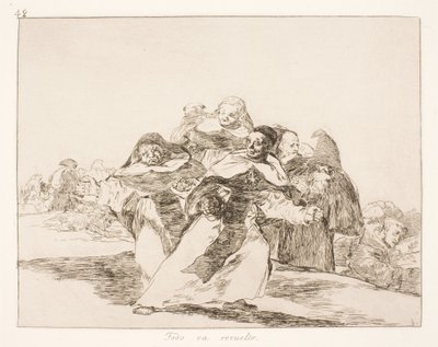 Alt går på tværs (42) af Francisco de Goya