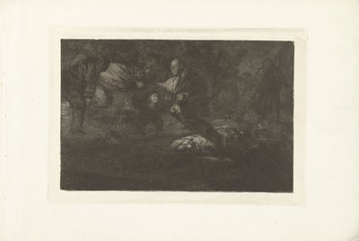 Begravelse Dårskab Uensartet funebre Los Disparates (The follies) (serietitel) Los Proverbios (Ordsprogene) (serietitel) af Francisco de Goya