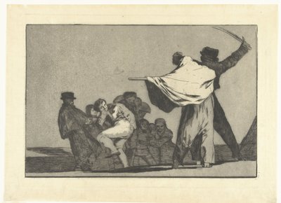 Kendt tåbelighed Disperger Conocido Los Disparates (The follies) (serietitel) Los Proverbios (Ordsprogene) (serietitel) af Francisco de Goya
