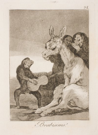 Bravissimo (Karl IV og Godoy) af Francisco de Goya