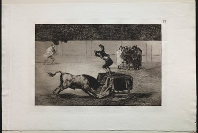 Tyrefights: Another Madness of his in the Same Ring, 1876. af Francisco de Goya