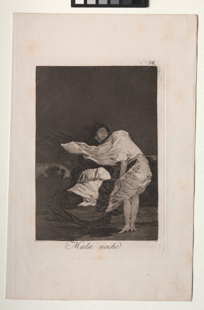 Caprichos: En dårlig nat af Francisco de Goya