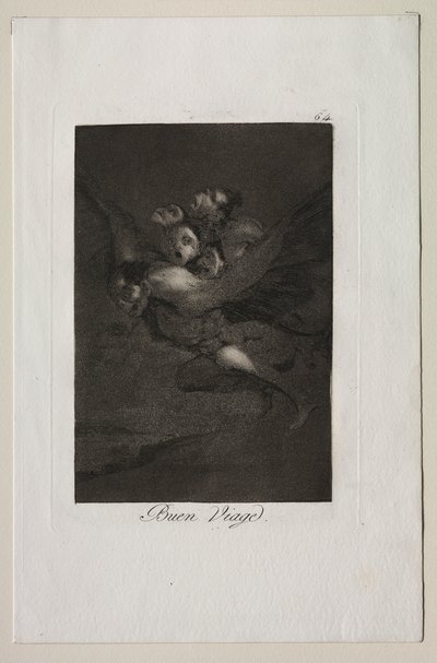 Caprichos: God rejse! af Francisco de Goya