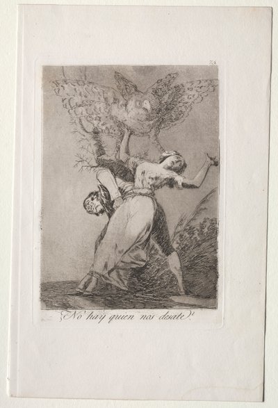 Caprichos: Kan nogen ikke løsne os? af Francisco de Goya