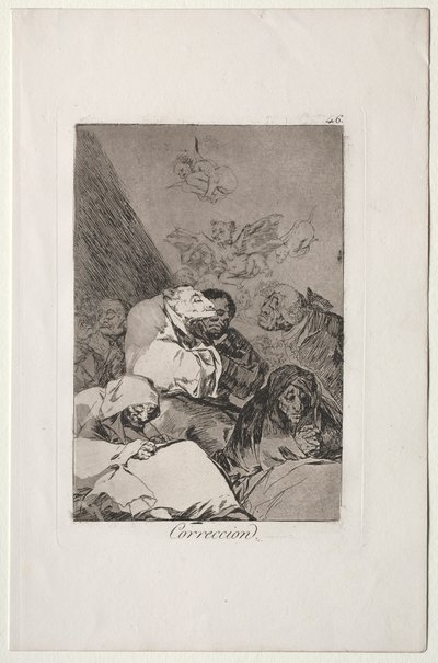 Caprichos: Rettelse af Francisco de Goya