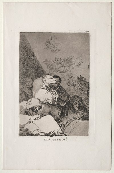 Caprichos: Rettelse. af Francisco de Goya