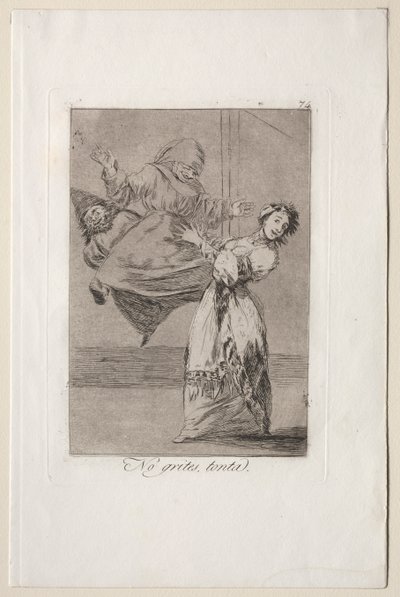 Caprichos: Skrig ikke dumt af Francisco de Goya