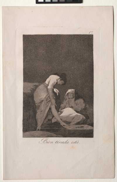 Caprichos: Det er pænt strakt af Francisco de Goya